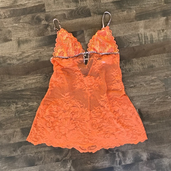 orange babydoll
